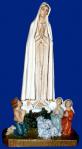 Our Lady of Fatima Statue With The Three Shepherd Children - 10 Inch - Hand-painted Polymer Resin