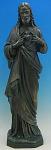 Sacred Heart of Jesus Outdoor Garden Church Statue - 32 Inch - Patina Look Vinyl Composition