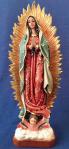 Our Lady of Guadalupe Statue - 16 inch - Hand-painted Polymer Resin