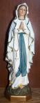 Our Lady of Lourdes Statue - 12 Inch - Hand-painted Polymer Resin