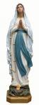 Our Lady of Fatima Church Statue With Crown - 33 Inch - Hand-painted Polymer Resin With Fancy Gold Highlights