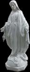 Our Lady of Grace Outdoor Garden Church Statue - 60 Inch - White - Hand-painted Polymer Resin