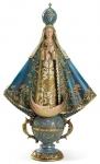 Our Lady of San Juan De Los Lagos Statue - 14 Inch - Resin Stone Mix