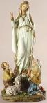 Our Lady of Fatima with Children Statue - 12 Inch Resin Stone Mix