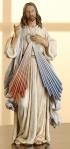 Divine Mercy Statue - 9.5 Inch - Stone Resin Mix