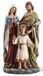 Holy Family Statue - 9.75 Inch - Resin Stone Mix