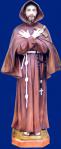 St. Francis With Stigmata Church Statue - 22 Inch - Hand-painted Polymer Resin