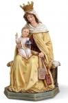 Our Lady of Mt. Carmel Statue - 8 Inch - Resin Stone Mix