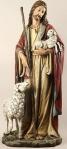 Good Shepherd Statue - 36 Inch - Indoor Statue - Resin Stone Mix