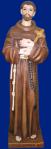 St. Francis With Stigmata Church Statue - 47 Inch - Hand-painted Polymer Resin