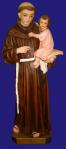 St. Anthony Church Statue - 43 Inch - Hand-painted Polymer Resin - Patron of Lost Things