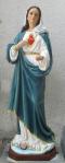 Immaculate Heart of Mary Church Statue - 48 Inch - Hand-painted Polymer Resin