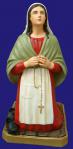 St. Bernadette Statue - 24 Inch - Hand-painted Polymer Resin