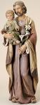 St. Joseph & Child Jesus Statue - 36.75 Inch - Indoor Statue - Resin Stone Mix