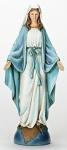 Our Lady of Grace Statue - 14 Inch - Resin Stone Mix