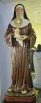 St. Clare Church Statue - 47 Inch - Hand-painted Polymer Resin
