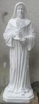 St. Clare Outdoor Garden Church Statue - 48 Inch - Polymer Resin
