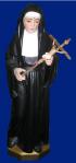 St. Rita Church Statue - 32 Inch - Hand-painted Polymer Resin - Patron Saint of Difficult Marriages