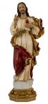 Sacred Heart of Jesus Statue - 18 Inch - Baroque Style - Hand-painted Polymer Resin
