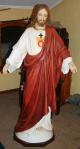 Sacred Heart of Jesus Church Statue - 59 Inch - Hand-painted Polymer Resin