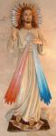 Divine Mercy Church Plaque - 41 Inch - Hand-painted Polymer Resin