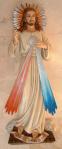 Divine Mercy Church Plaque - 41 Inch - Hand-painted Polymer Resin
