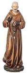 St. Padre Pio Statue - 10.25 Inch - Stone Resin Mix