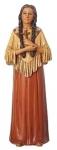  St. Kateri Tekakwitha Statue - 6 Inch - Stone Resin Mix