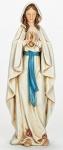 Our Lady of Lourdes Statue - 6.25 Inch - Resin Stone Mix