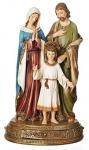 Holy Family Statue - 10.5 Inch - With Drawer & Scroll 