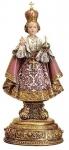 Infant of Prague Statue - 9.5 Inch - Small Drawer With Scroll