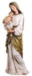 Madonna & Child Church Statue - 37 Inch - Resin Stone Mix