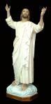 Risen Christ Church Statue - 54 Inch - Hand-painted Polymer Resin