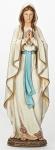 Our Lady of Lourdes Statue - 13.5 Inch - Resin Stone Mix