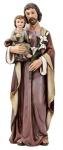 St. Joseph & Child Statue - 24 inch - Indoor - Stone Resin Mix