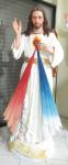 Divine Mercy Statue - 74 Inch - Hand-painted Polymer Resin