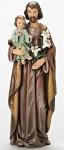 St. Joseph & Child Statue - 18 Inch - Patron Saint of Fathers & The Church