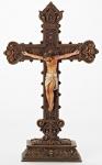Tabletop Crucifix - 14.5 Inch - Resin Stone Mix