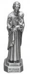 St. Joseph Pewter Statue - 3.5 Inch - Patron Saint of Fathers