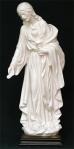 Eucharistic Lord Statue - 14 3/4 Inch - White Alabaster
