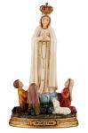 Our Lady of Fatima Statue With The Three Shepherd Children - 8 Inch - Made of Resin