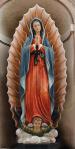 Our Lady of Guadalupe Church Statue - 48 Inch - Hand-painted Wood