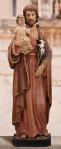 St. Joseph Church Statue - 48 Inch - Hand-painted Wood