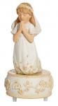 First Communion Girl Musical Figurine - 6.5 Inch - Stoneresin