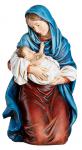 Kneeling Madonna With Child Statue - 12 1/4 H - Made of Resin