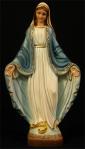 Our Lady of Grace Statue - 8.5 Inch - Handpainted Alabaster