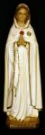 Rosa Mystica Statue - 11.5 Inch - Alabaster - Made In Italy