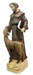St. Francis Statue - 17 Inch - Hand-painted Resin - Patron of Animals