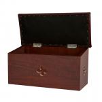 Personal Padded Kneeler With Storage - Made of Maple Hardwood With A Walnut Stain Finish