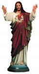 Sacred Heart of Jesus Church Statue - 60 Inch - Indoor Use Only - Painted Fiberglass